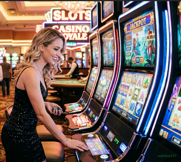 Big win animation on osklen777 slot Jogo